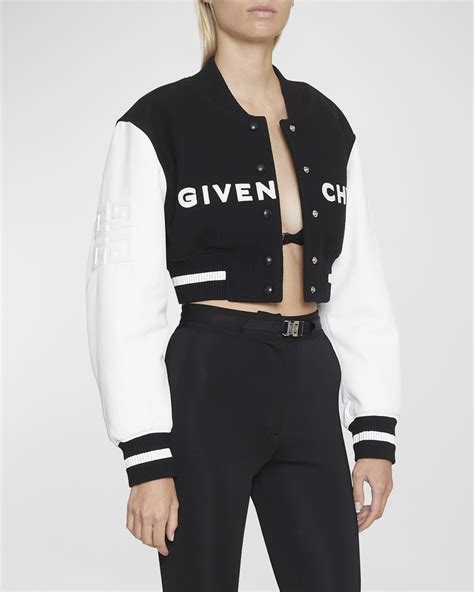 givenchy bomber jacket reversable|men cropped bomber jacket.